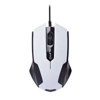 Мышь QUMO Office M14 (USB, optical, 1000dpi, 1.5m, black-white)