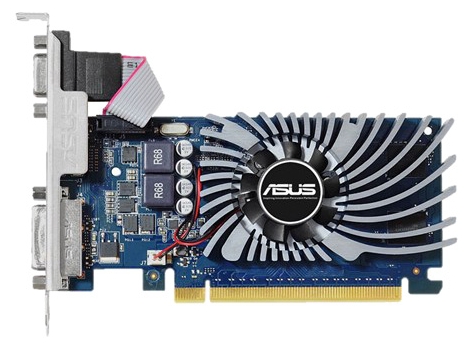Видеокарта ASUS GF GT730 1Gb (GT730-1GD5-BRK, 64bit, GDDR5, DVI+HDMI+CRT) RTL