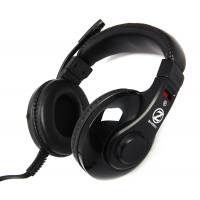 Наушники ZALMAN ZM-HPS200 (полноразмерные закрытые, с микрофоном, 2m, black)