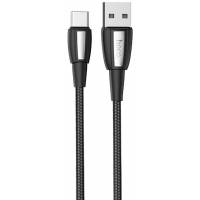 Кабель USB 2.0 Am - Type-C 1.0m (X39 Titan, 3A, нейлоновая оплётка, black) hoco