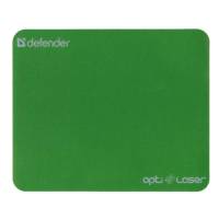 Коврик для мыши Defender Silver opti-laser (green, пластиковый, 220х180х0.4mm)