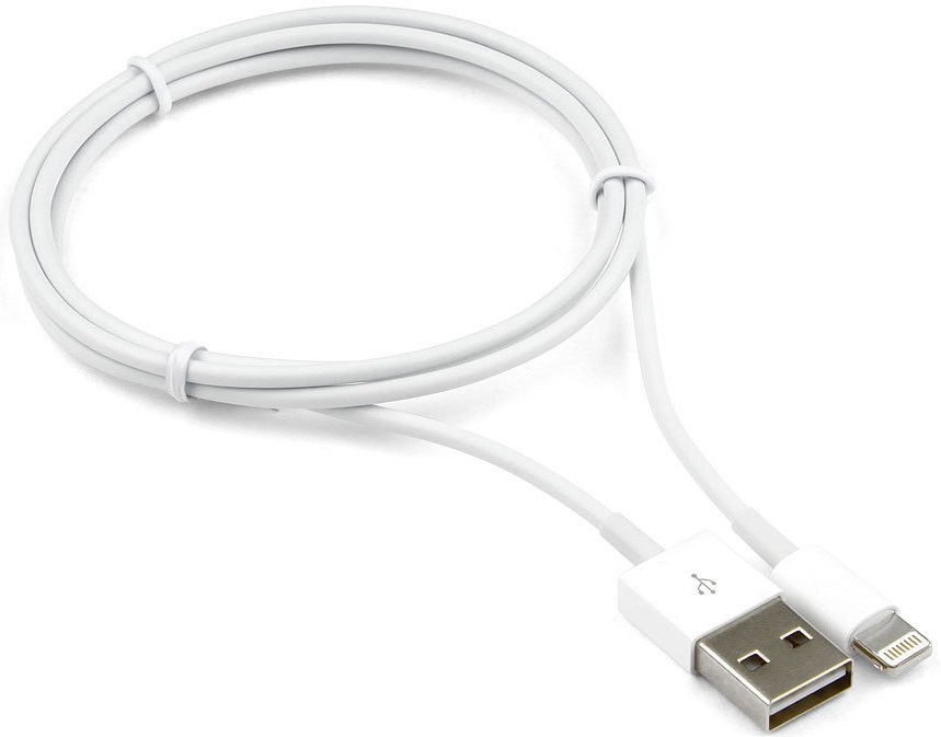 Кабель USB 2.0 Am - Lightning 1.0m (CC-USB-AP2MWP, white) Cablexpert