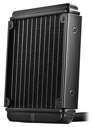 Водяное охлаждение DEEPCOOL MAELSTROM 120K (1150/1151/1155/1156/1366/2011/AM2/AM3/AM4/FM1/FM2, Радиатор: Al, Водоблок: Cu, Вентилятор: 120mm, 600-1800rpm, 18-32dBa, 4pin, PWM, Помпа: керамический подшипник (120 000 часов), 3pin, 150W) RTL
