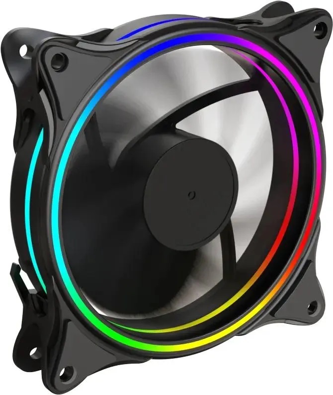 Вентилятор Bloody BD-CF120ARGB3-BK (120x120x25mm, Hydro, 600-1600rpm, 11-26dBa, 4pin, PWM, ARGB LED, black) RTL