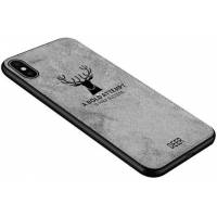 Чехол клип-кейс (для Samsung Galaxy A50, deer silver)