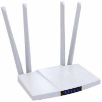 Роутер TianJie LM-321-2 (300Mbps, 2.4GHz, 2 ports, 100Mbps, 4 внешние несъёмные антенны, 4G LTE, SIM, white)