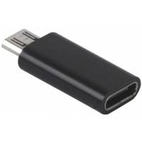 Переходник microUSB (m) - USB Type-C (f) (black) DEXP