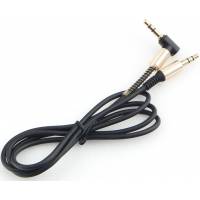 Кабель аудио 3.5mm Jack (m) - 3.5mm Jack (m) 1.0m (CCAB-02-35MML-1MB, угловой, black) Cablexpert