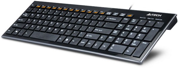 Клавиатура A4Tech KX-100 (USB, мультимедийная, black)