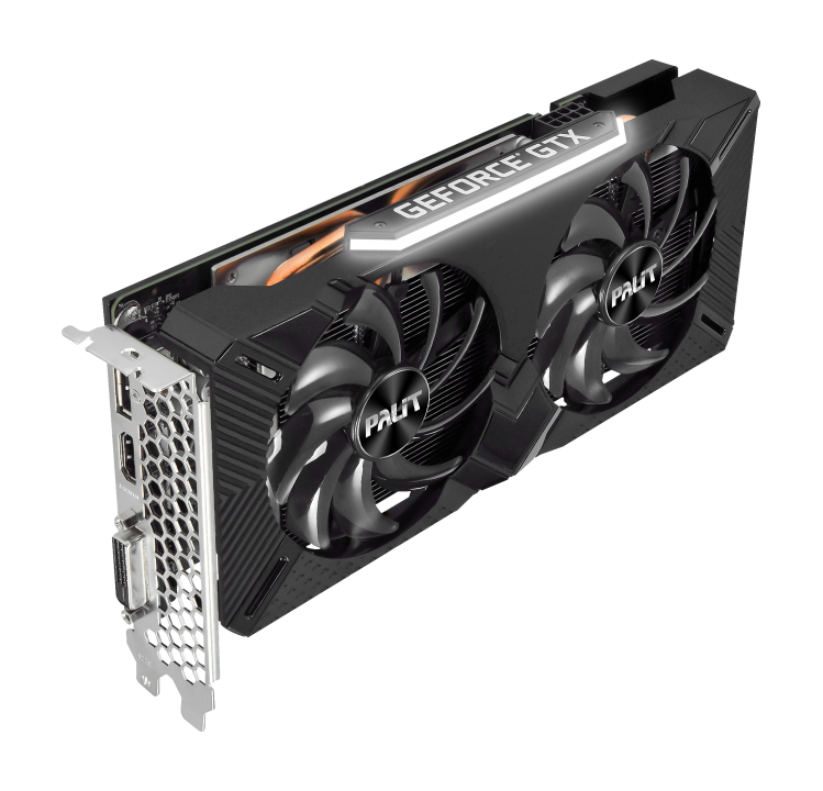 Видеокарта Palit GF GTX1660 SUPER GAMING PRO OC 6Gb (192bit, GDDR6, DVI+HDMI+DP) RTL
