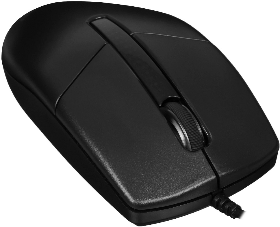Мышь A4Tech N-530S (USB, optical, 1200dpi, бесшумный клик, 1.5m, black)