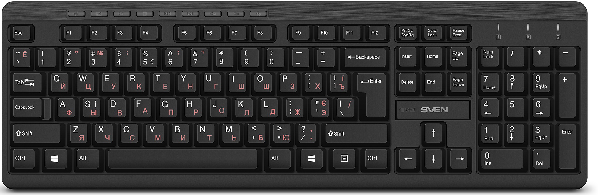 Клавиатура+мышь беспроводные Sven KB-C3400W (black)