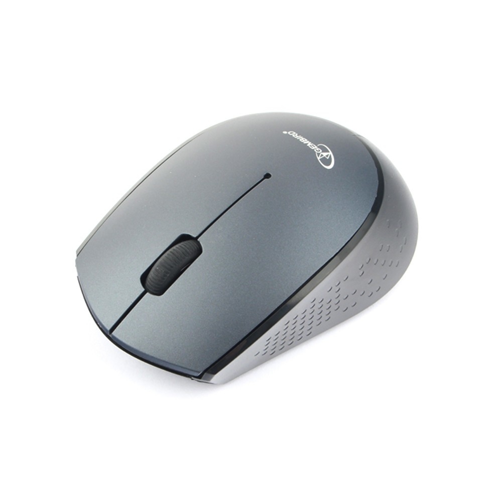 Мышь беспроводная Gembird MUSW-352 (optical, 1000dpi, AA, передатчик Type-C, black-grey)