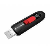 Флеш накопитель USB 2.0 32Gb Transcend JetFlash 590K (TS32GJF590K, black-red)