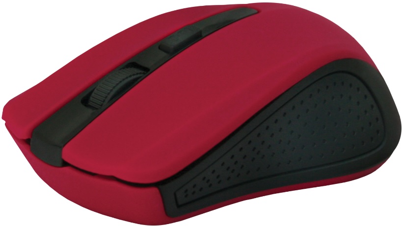 Мышь беспроводная Defender Accura MM-935 (optical, 1600dpi, 2xAAA, soft-touch, red-black)