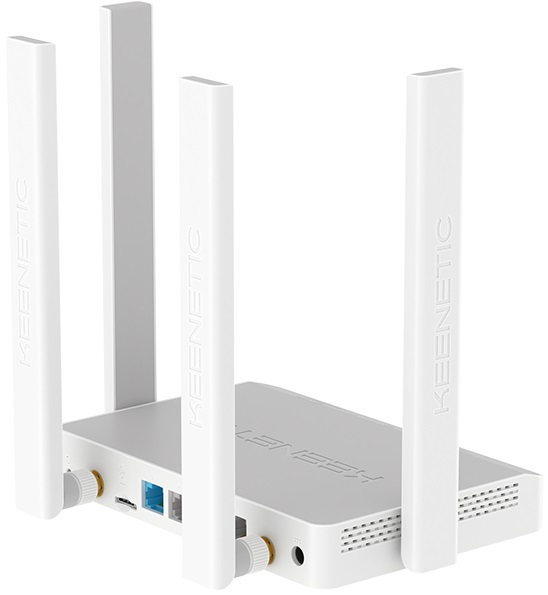 Роутер Keenetic Runner 4G (KN-2212) (300Mbps, 2.4GHz, 3 ports, 100Mbps, 2 съёмные и 2 несъёмные внешние антенны 4dBi, 4G LTE, Nano SIM, white)