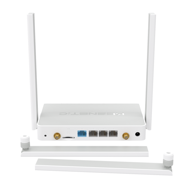 Роутер Keenetic Runner 4G (KN-2211) (300Mbps, 2.4GHz, 3 ports, 100Mbps, 4 внешние съёмные антенны 5dBi, 4G LTE, Micro SIM, white)