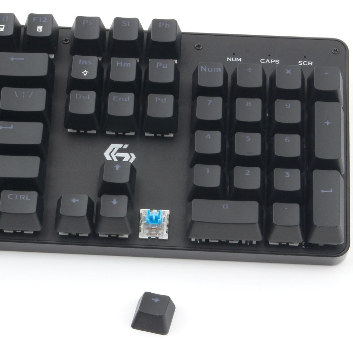 Клавиатура Gembird CHASER OPTIMA KB-G530L (USB, механическая, регулируемая подсветка, игровая, black)