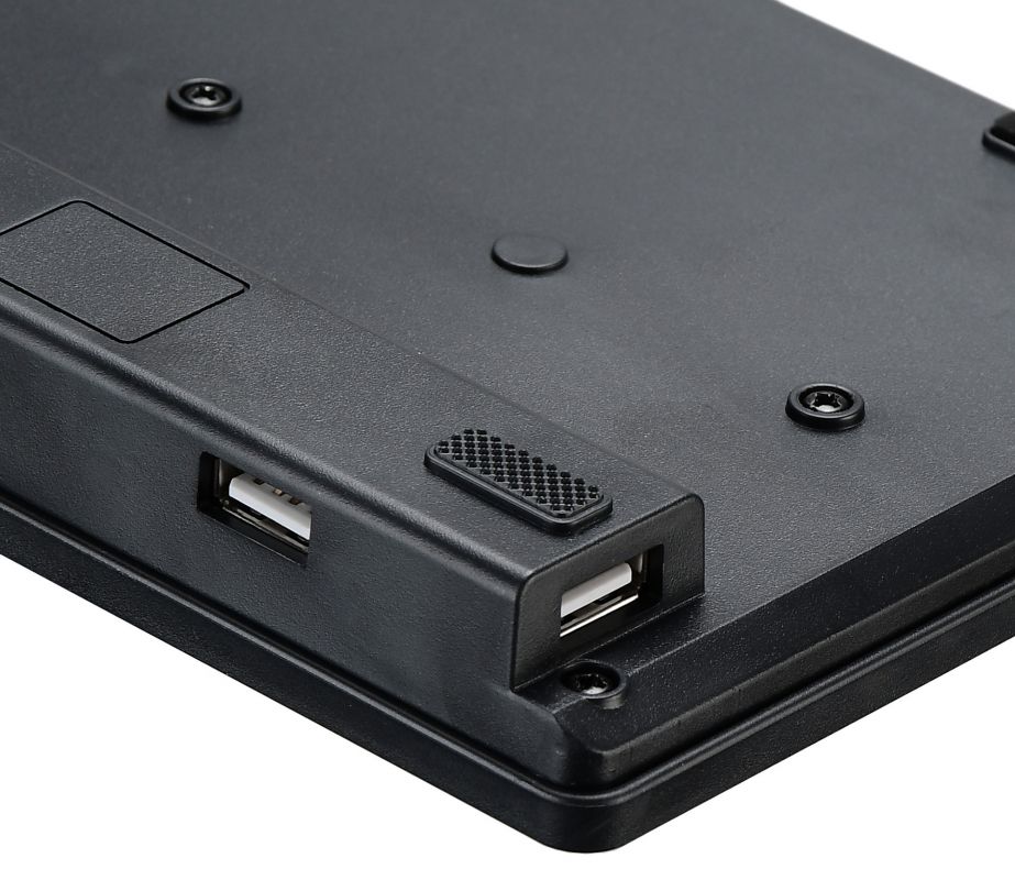 Клавиатура Oklick 520M2U (USB, мультимедийная, 2xUSB порта, black)