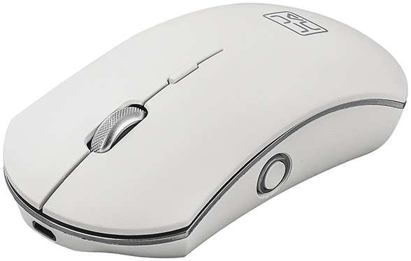 Мышь беспроводная QUMO Office Luna M74 (optical, 1600dpi, аккумулятор 600mAh, white)