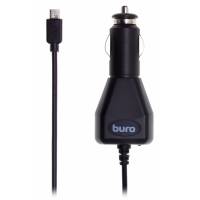 Зарядное устройство от прикуривателя Buro XCJ-048-EM-2A (12/24V, 2А, кабель microUSB 1m, black)