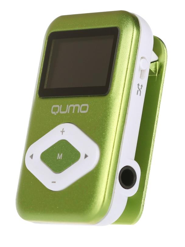 Плеер Flash QUMO Juice (4GB, 1.2", MP3, WMA, green)