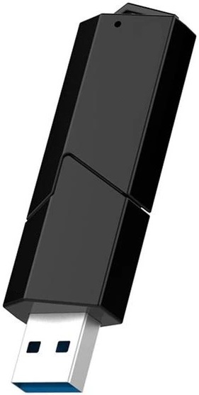 Карт-ридер Toocki (microSD, SD, до 2TB, black, USB3.0)