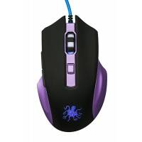 Мышь QUMO Kraken M30 (USB, optical, 3200dpi, игровая, динамическая подсветка, 1.65m, black)