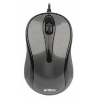 Мышь A4Tech N-360-1 (USB, optical, 1000dpi, 1.5m, glossy-grey)