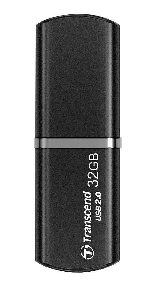 Флеш накопитель USB 2.0 32Gb Transcend JetFlash 320 (TS32GJF320K, black-blue)
