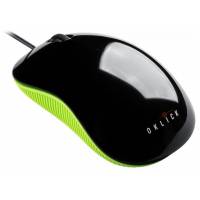 Мышь Oklick 165M (USB, optical, 1000dpi, black-green)