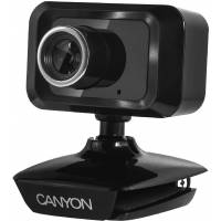 Web-камера Canyon CNE-CWC1 (1.3Mpx, 640x480, микрофон, универсальное крепление, black)