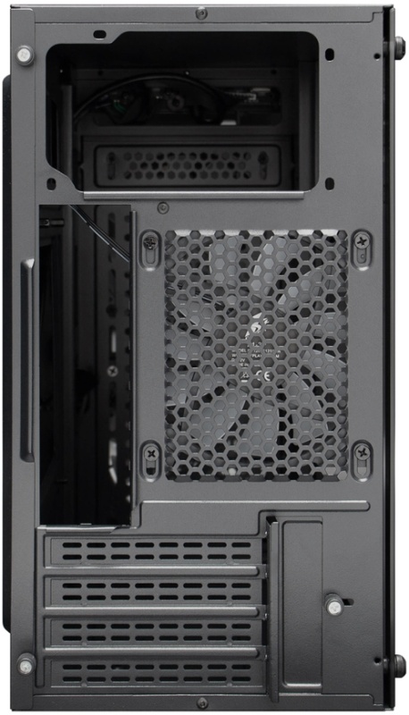 Корпус 1STPLAYER FIREBASE X1 (X1-BK-3F1) (без БП, mATX, USB3.0, 3x rainbow LED Fan, black)