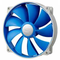 Вентилятор DEEPCOOL UF 140 (140x140x26mm (посадочное место 120mm), 2xBall, 700-1200rpm, 18-27dBa, Anti-vibration, 3+4pin, PWM, blue) RTL