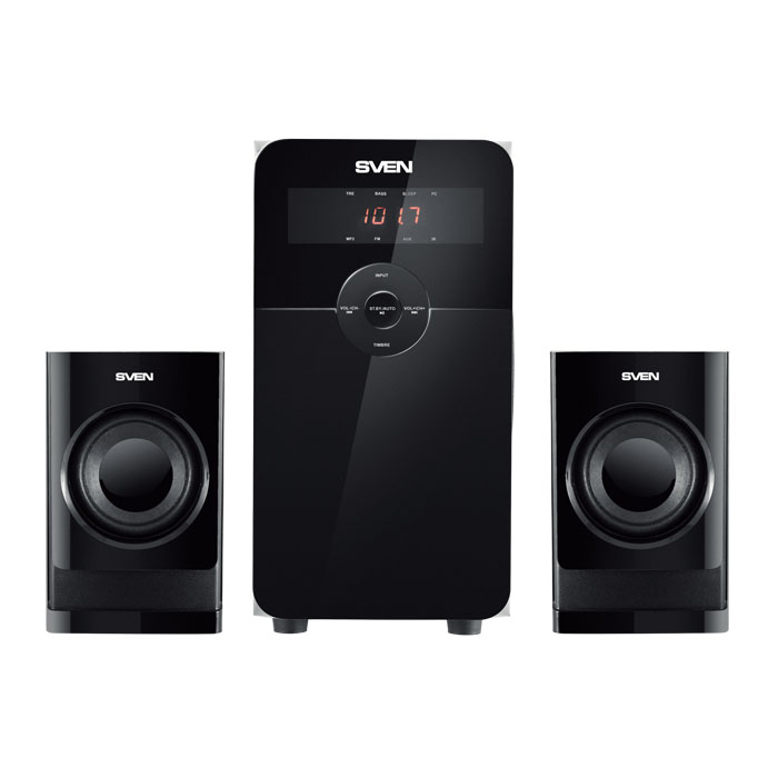 Колонки Sven MS-2000 (40W, ПДУ, FM, USB, SD, black)