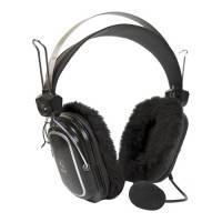 Наушники A4Tech HS-60 (полноразмерные закрытые, c микрофоном, регулятор, 2.5m, black-silver)