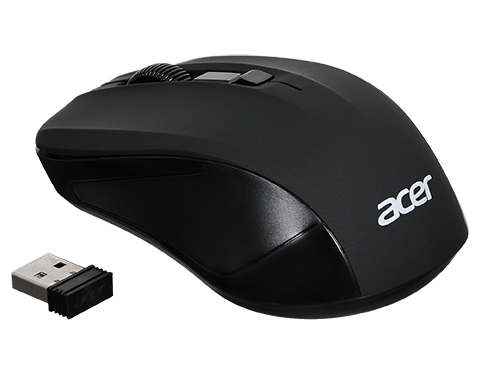 Мышь беспроводная Acer OMR010 (optical, 1200dpi, AA, black)