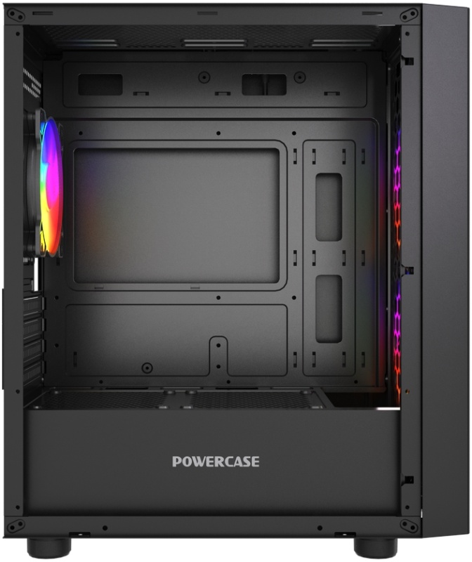 Корпус Powercase Mistral Micro EM20 (CMMEM20B-L3) (без БП, mATX, USB3.0, 3x FRGB Fan, black)