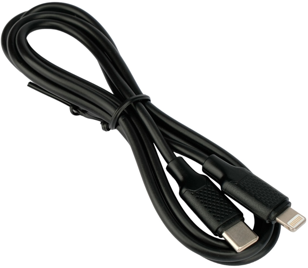 Кабель Type-C - Lightning 1.0m (GCC-USB2-AP2CM-1M, black) Гарнизон