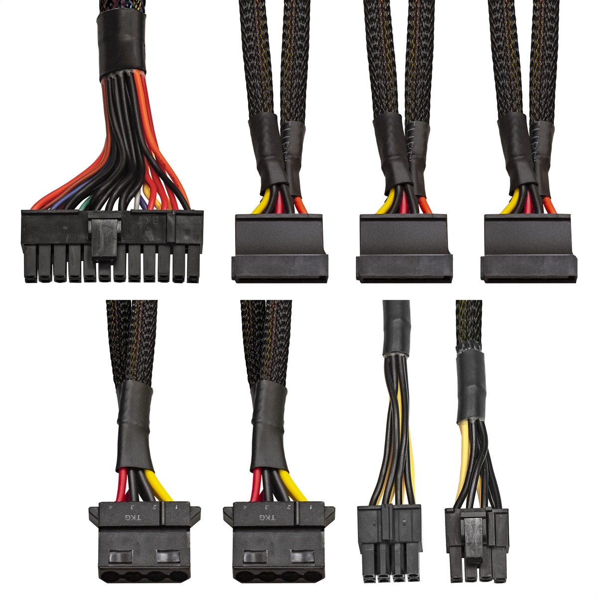 Блок питания ExeGate 700W (XP700, 120mm, 20+4+4+4pin, PCI-E 6+2pin, 3*SATA, 2*HDD) OEM