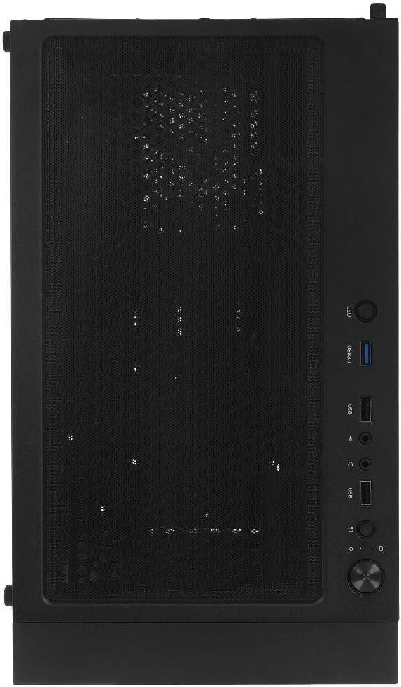 Корпус Powercase Mistral EA17 (CMAEA17-A4) (без БП, ATX, USB3.0, 4x ARGB Fan, black)