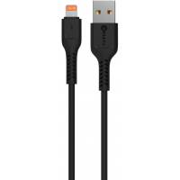 Кабель USB 2.0 Am - Lightning 1.0m (FCA01-05, 2A, быстрая зарядка, black) FUMIKO