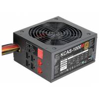 Блок питания AeroCool 1000W (KCAS-1000M, 80+ Bronze, 140mm, 20+8+4+4+4pin, 6*PCI-E 6+2pin, 8*SATA, 5*HDD, 1*FDD, Modular) RTL