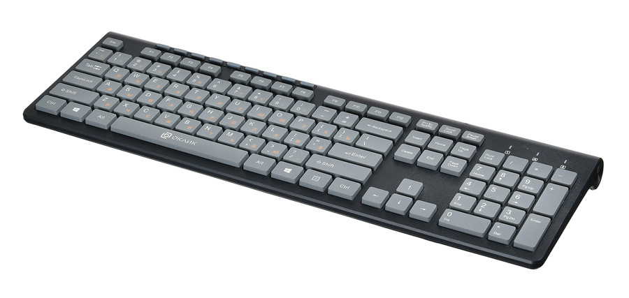 Клавиатура Oklick 480M (USB, black-grey)