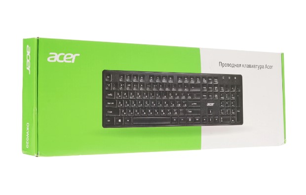 Клавиатура Acer OKW020 (ZL.KBDEE.001) (USB, мультимедийная, 1.5m, black)