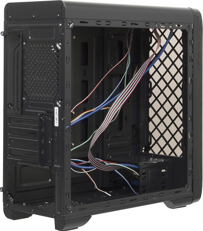Корпус ACCORD A-SMB (без БП, mATX, black)