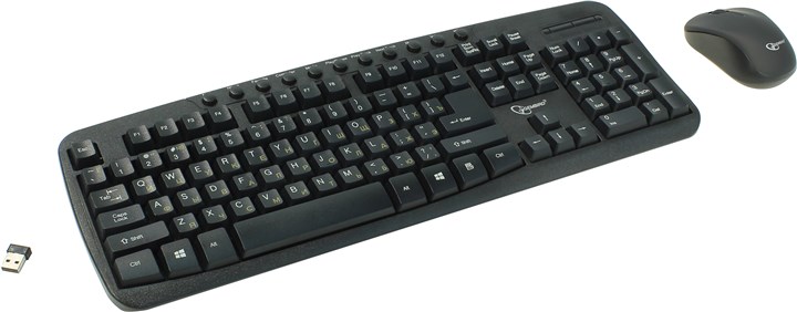 Клавиатура+мышь беспроводные Gembird KBS-7003 (black)