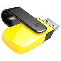 Флеш накопитель USB 2.0 32Gb Silicon Power Ultima U31 (SP032GBUF2U31V1Y, black-yellow)