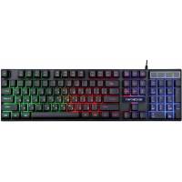 Клавиатура Гарнизон GK-200GL (USB, регулируемая радужная подсветка, мультимедийная, игровая, black)