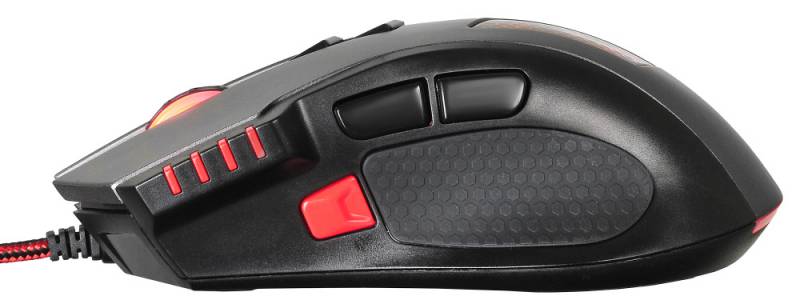 Мышь Oklick BEOWULF 805G V2 (USB, optical, 3200dpi, игровая, black-grey)